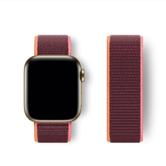 NEW BAND Plum Strap Loop For Apple Watch - Picture 1 of 6